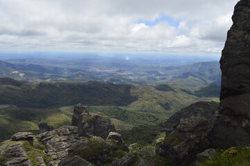 Vista do pico do Itacomoli