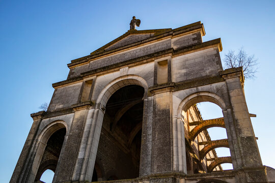 View on the Incompiuta church of Brendola, Vicenza - Italy