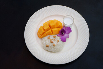 Mango Sticky Rice Thai food