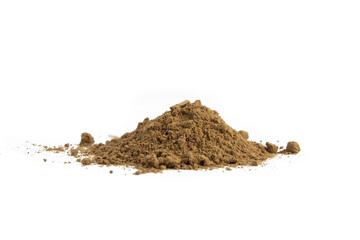 Pile of vegan protein powder