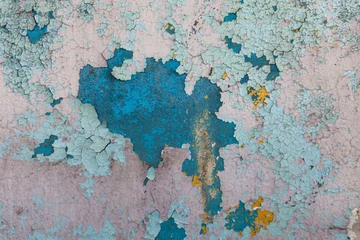 Photo sur Plexiglas Vieux mur texturé sale Antique painted wall. Abstract plastered wall.