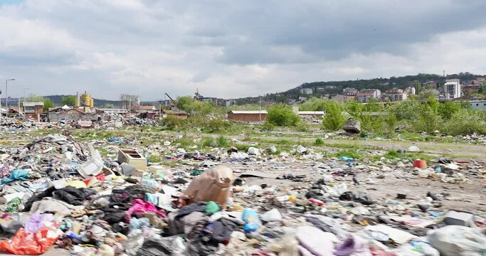 a landfill for commercial human waste dumped along the city&rsquo;s roadside