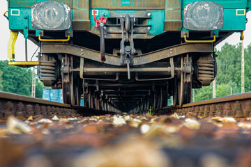 Green wagons, gondola car