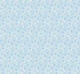 Traditional Indian botanical ornamental textile design. Colorful fabric print. Abstract psychedelic seamless pattern . Hand drawn vector background.