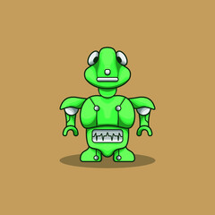 Frog Mecha Robot Mascot