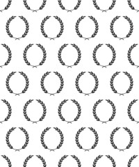 Laurel wreath pattern