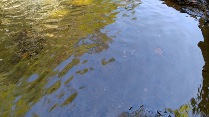 Abstraction of water with ripples
