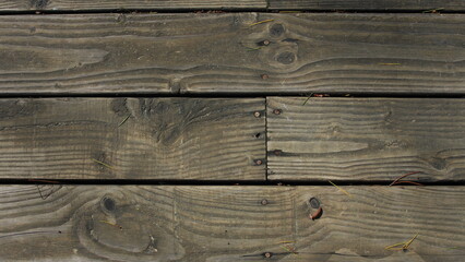 Obraz premium Texture natural wood decking, old wooden decking