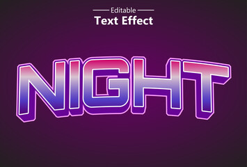 light text effect with purple color editable for logo.