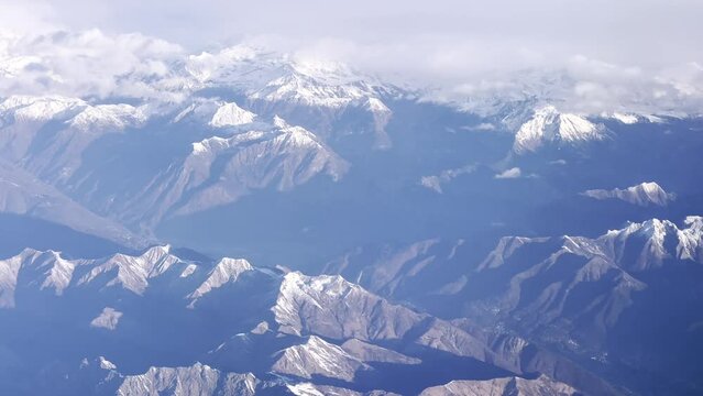 Fly over the alps