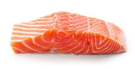 fresh raw salmon filet