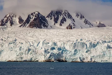 Rolgordijnen Arctic Ocean sea ice and glaciers © Jen