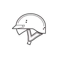 hockey helmet isolated