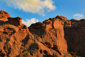 Obraz na płótnie Canvas Camelback Mountain Sunset Shot