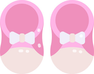 Baby shoe icon