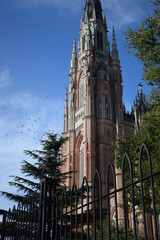 exterior of a cathedral in the city

