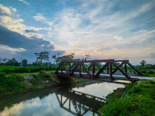 Obraz premium bridge over river