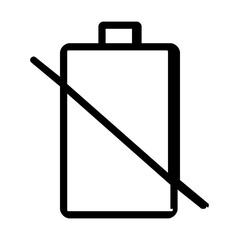 No battery icon