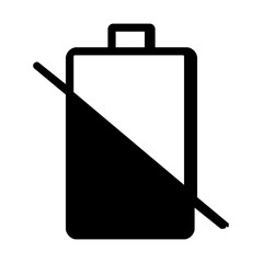 No battery icon