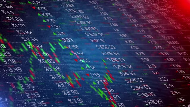 Global financial stock market exchanges bull bear growth recession chart graph
