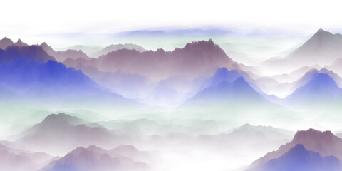 panorama of mountains