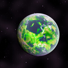 earth in space