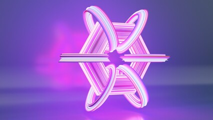 Fototapeta premium 3d render. abstract liquid background. elastic object.