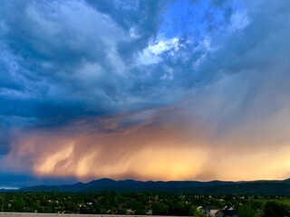 Naklejka na ściany i meble Colorado Evening Storms