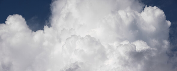 Cumulus cloud in rainy season