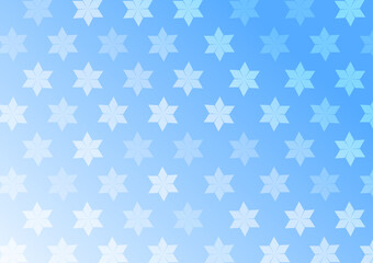 Seamless six pointed star background