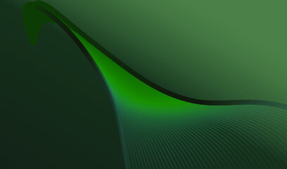 Abstract green background with lines