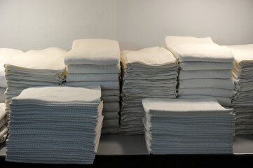 towels. detail from the hotel industry. photo inside.