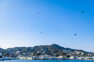 The seaside scene of Nagasaki Prefecture, Japan