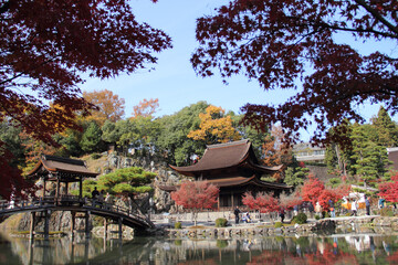 虎渓山永保寺と紅葉