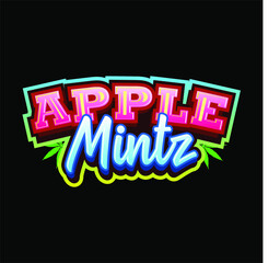 Apple Mintz lettering design