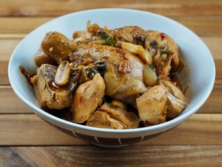 한국음식, 닭고기 간장 조림
