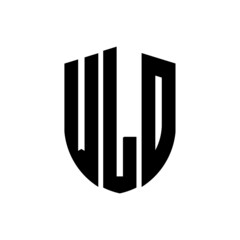 WLO letter logo design. WLO modern letter logo with black background. WLO creative  letter logo. simple and modern letter logo. vector logo modern alphabet font overlap style. Initial letters WLO   - obrazy, fototapety, plakaty