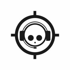 Gamer esport logo design and icon for your illustration