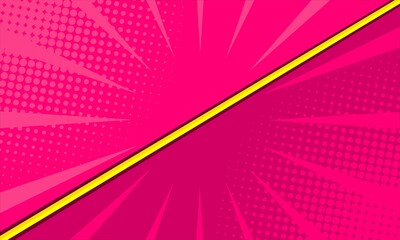 Blank comic cartoon pink background 