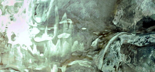 abstract landscape of the deserts of Africa from the air emulating the shapes and colors of the dream, Genre: Abstract a fossil worm, from the abstract to the figurative