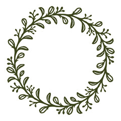 Vintage Hand Drawn Floral Illustration