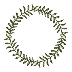 Vintage Hand Drawn Floral Illustration