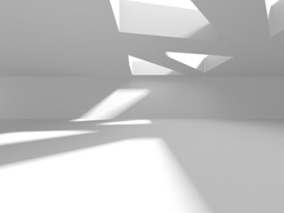 White Modern Background. Abstract Building Concept
