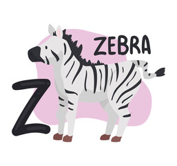 zebra and z letter