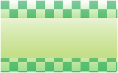 green background