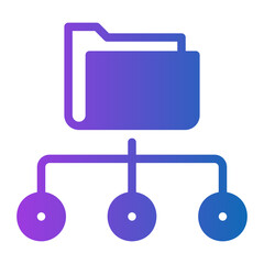 folder gradient icon