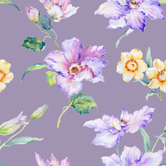 Watercolor flowers 