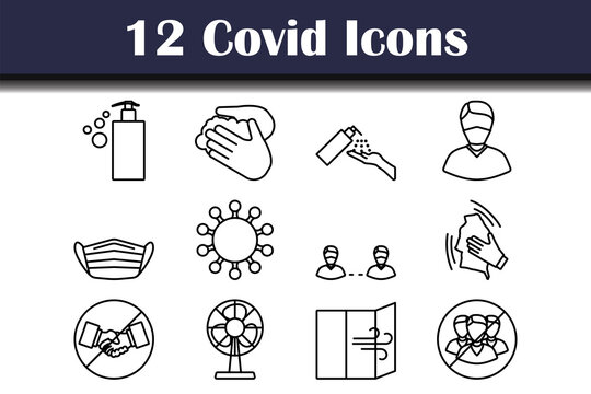 Covid Icon Set
