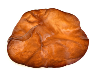 ear mushroom on white background