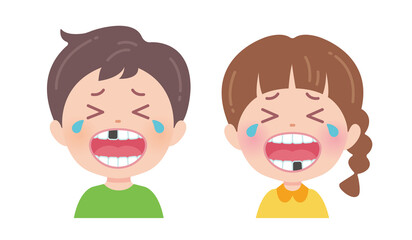 虫歯になった子供